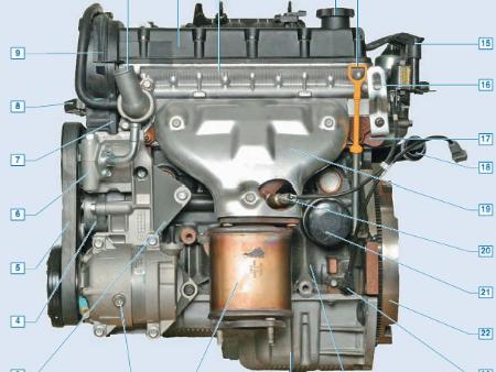 Двигатель для Chevrolet Aveo 1 T200 (03.2002-02.2008) Киев