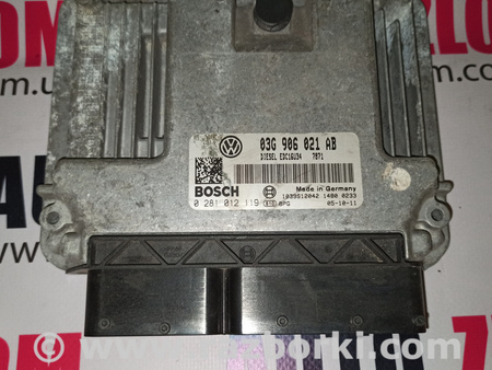 Блок управления двигателем для Volkswagen Passat B6 (03.2005-12.2010) Львов 03G906021AB, 0281012119