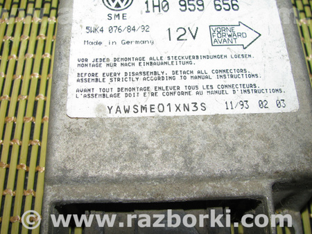 Блок управления AIRBAG для Volkswagen Golf III Mk3 (09.1991-06.2002) Львов 1H0959656, 5WK4076/84/92