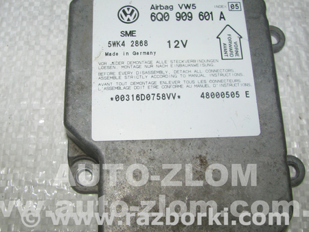 Блок управления AIRBAG для Volkswagen Passat B5 (08.1996-02.2005) Львов 6Q0909601A, 5WK42868
