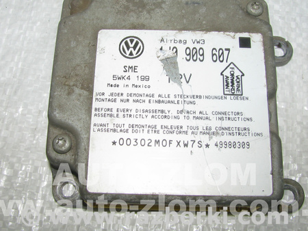 Блок управления AIRBAG для Volkswagen Passat B5 (08.1996-02.2005) Львов 1J0909607, 5WK4199