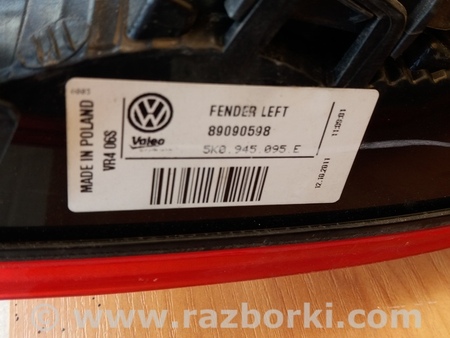 Фонарь задний для Volkswagen Golf VI Mk6 (10.2008-03.2016) Ковель