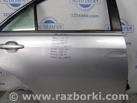 ФОТО Стекло дверное глухое заднее правое для Toyota Camry 40 XV40 (01.2006-07.2011) Киев