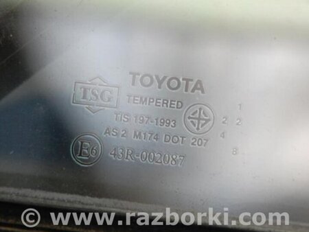 ФОТО Стекло дверное глухое заднее правое для Toyota Camry 40 XV40 (01.2006-07.2011) Киев