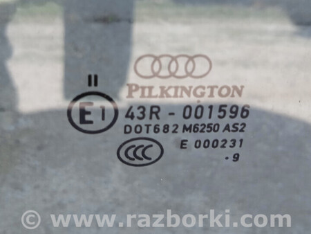 ФОТО Стекло задней правой двери для Audi (Ауди) Q7 4L (09.2005-11.2015) Ковель