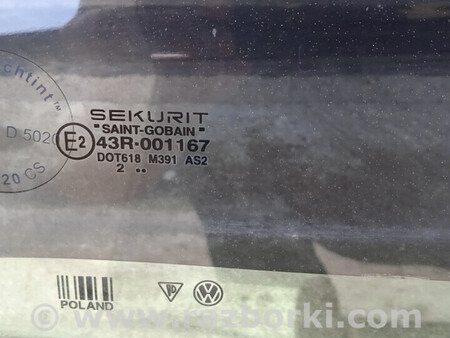 ФОТО Стекло задней правой двери для Volkswagen Touareg  (10-17) Ковель