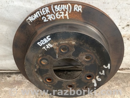 ФОТО Диск тормозной задний для Nissan Frontier D40 (04-21) Киев