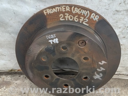 ФОТО Диск тормозной задний для Nissan Frontier D40 (04-21) Киев