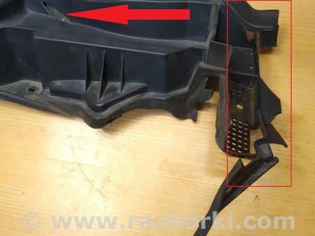ФОТО Накладка под решетку дворников (жабо) для Ford Edge 2 (02.2015-...) Киев