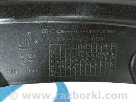 ФОТО Кронштейн бампера для Chevrolet Cruze J300 (2008-2016) Киев
