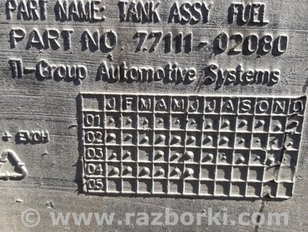 ФОТО Бак паливний пластик для Toyota Avensis T270 (10.2008-12.2012) Киев