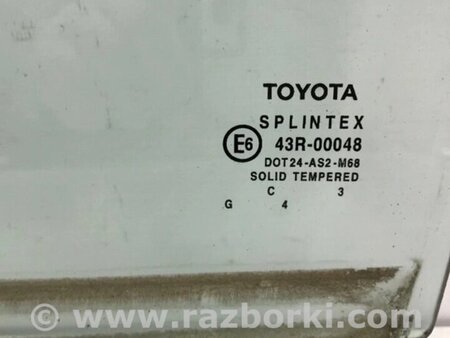 ФОТО Скло двері заднє ліве для Toyota Avensis T270 (10.2008-12.2012) Киев