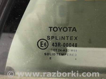 ФОТО Скло двері задньої правої (кватирка) для Toyota Avensis T270 (10.2008-12.2012) Киев