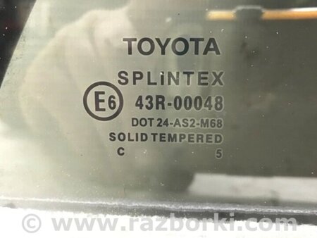 ФОТО Скло двері задньої правої (кватирка) для Toyota Avensis T270 (10.2008-12.2012) Киев