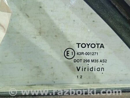 ФОТО Скло двері задніх лівих (кватирка) для Toyota Camry 40 XV40 (01.2006-07.2011) Киев