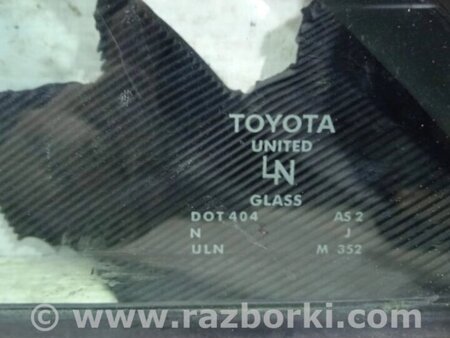 ФОТО Скло двері задніх лівих (кватирка) для Toyota Camry 40 XV40 (01.2006-07.2011) Киев