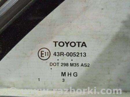 ФОТО Скло двері задньої правої (кватирка) для Toyota Camry 40 XV40 (01.2006-07.2011) Киев