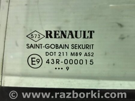 ФОТО Скло двері задніх лівих (кватирка) для Renault Megane Киев
