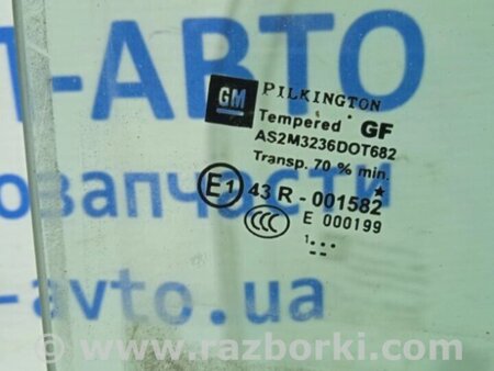 ФОТО Скло двері заднє праве для Opel Astra J (2009-2016) Киев