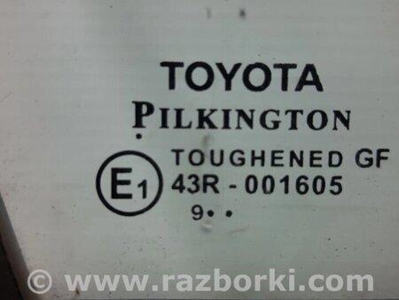 ФОТО Скло двері задньої правої (кватирка) для Toyota Avensis T270 (10.2008-12.2012) Киев
