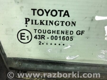ФОТО Скло двері задньої правої (кватирка) для Toyota Avensis T270 (10.2008-12.2012) Киев