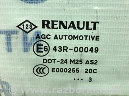 ФОТО Скло двері кутове праве для Renault Scenic Киев