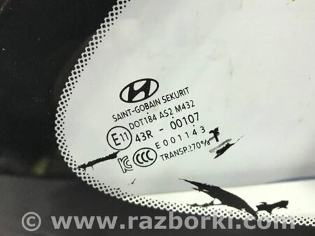 ФОТО Скло в кузов заднє праве для Hyundai Tucson Киев