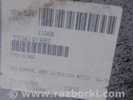 ФОТО Бампер передний для Toyota Camry 30 XV30 (09.2001-03.2006) Киев