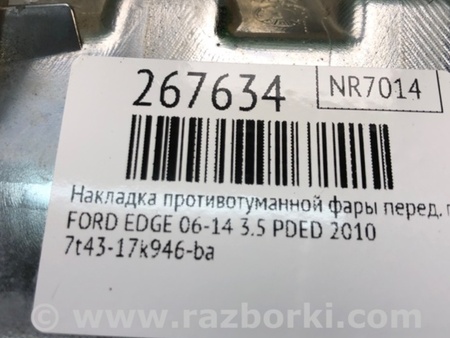 ФОТО Накладка противотуманной фары для Ford Edge 1 U387 (01.2006-04.2015) Киев