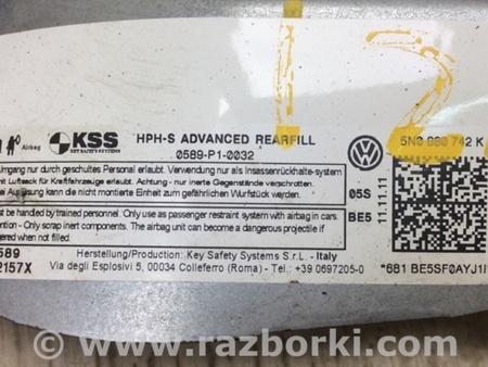 ФОТО AirBag шторка для Volkswagen Tiguan (11-17) Киев