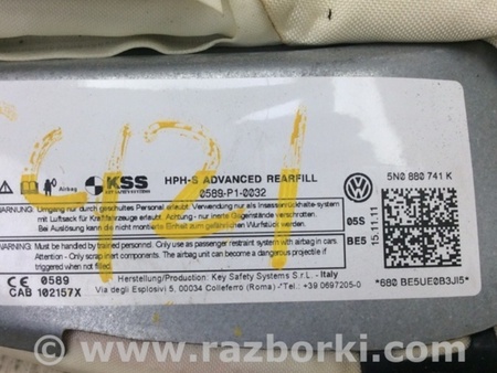 ФОТО AirBag шторка для Volkswagen Tiguan (11-17) Киев
