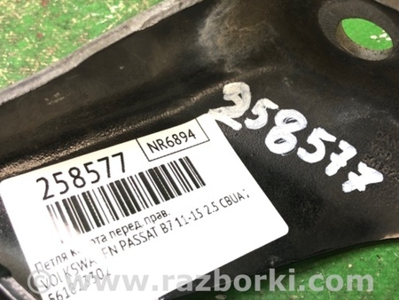 ФОТО Петля капота для Volkswagen Passat B7 (09.2010-06.2015) Киев