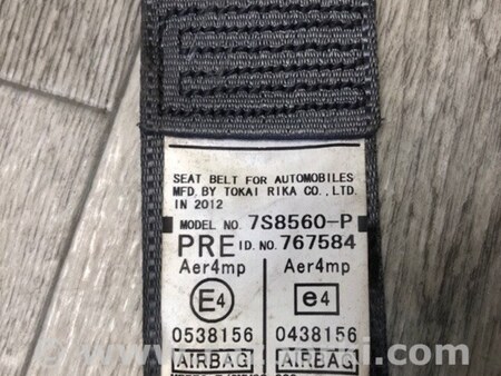 ФОТО Ремень безопасности для Toyota Prius 30 (09-17) Киев