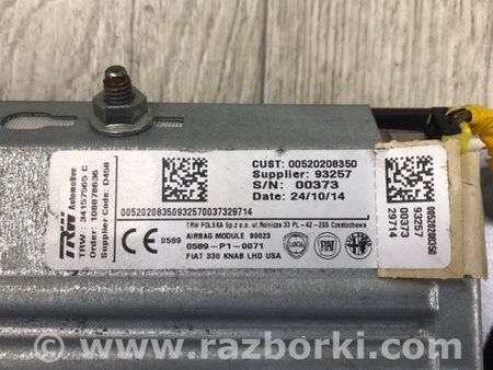 ФОТО AirBag коленей для Fiat 500L (2014-2017) Киев