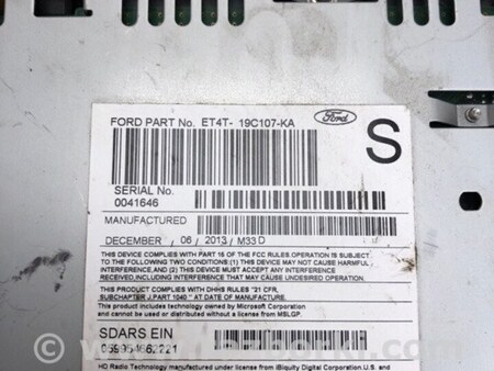 ФОТО Магнитола для Ford Edge 1 U387 (01.2006-04.2015) Киев