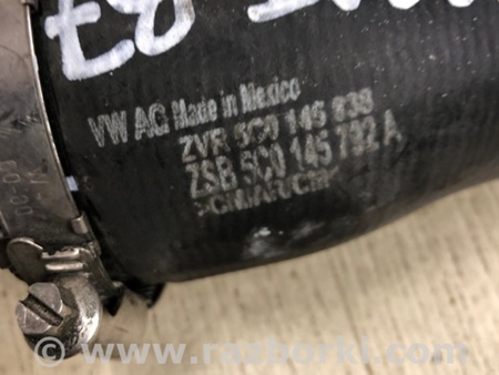 ФОТО Патрубок интеркулера для Volkswagen Passat B7 (09.2010-06.2015) Киев
