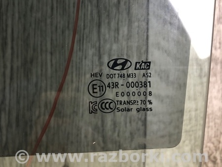 ФОТО Стекло двери для Hyundai Sonata LF (04.2014-...) Киев