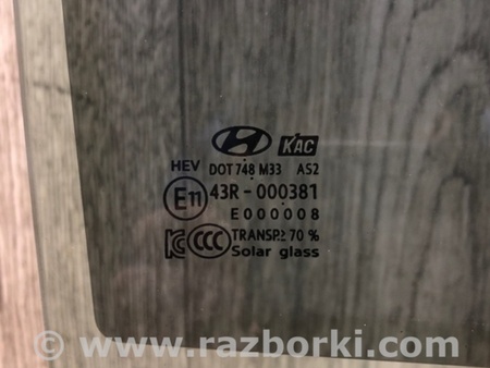 ФОТО Стекло двери для Hyundai Sonata LF (04.2014-...) Киев