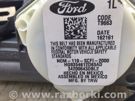 ФОТО Ремень безопасности для Ford Fusion USA 2 поколение (12-15) Киев