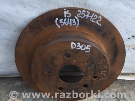 ФОТО Диск тормозной задний для Lexus IS300 (99-05) Киев