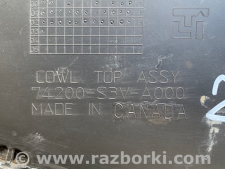 ФОТО Пластик под лобовое стекло (Жабо) для Acura MDX YD1 (2000-2006) Киев
