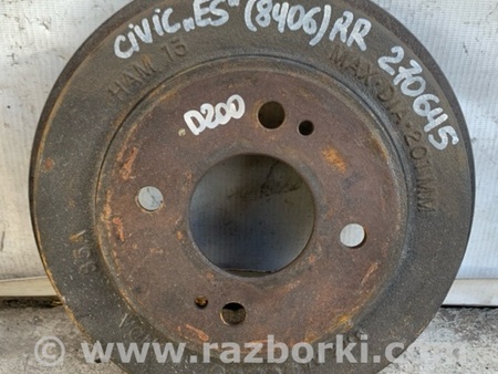 ФОТО Тормозной барабан для Honda Civic 7 EU, EN, ES (09.2000 - 06.2006) Киев