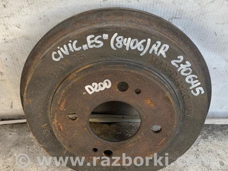 ФОТО Тормозной барабан для Honda Civic 7 EU, EN, ES (09.2000 - 06.2006) Киев