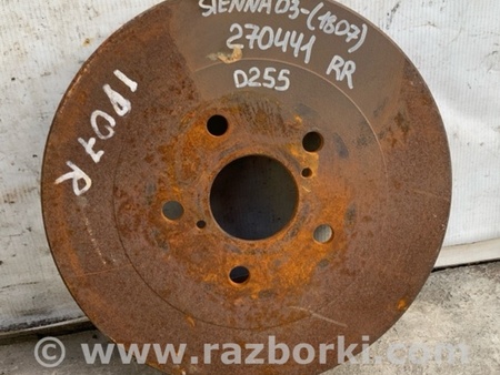 ФОТО Тормозной барабан для Toyota Sienna (03-10) Киев