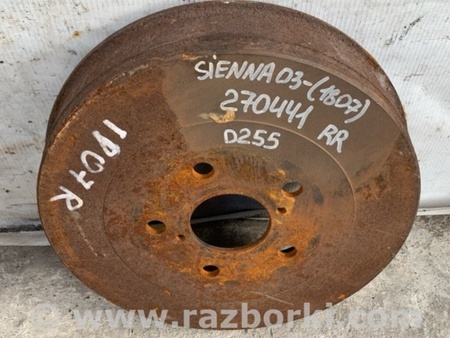 ФОТО Тормозной барабан для Toyota Sienna (03-10) Киев