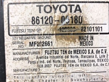 ФОТО Магнитола для Toyota Camry 40 XV40 (01.2006-07.2011) Киев