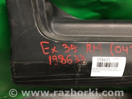 ФОТО Накладка порога наружная для Infiniti EX35 (37) (07-12) Киев
