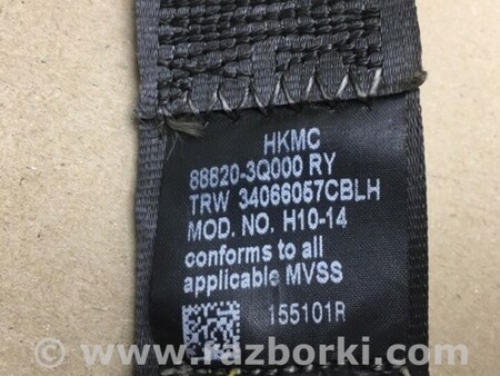 ФОТО Ремень безопасности для Hyundai Sonata YF (09.2009-03.2014) Киев