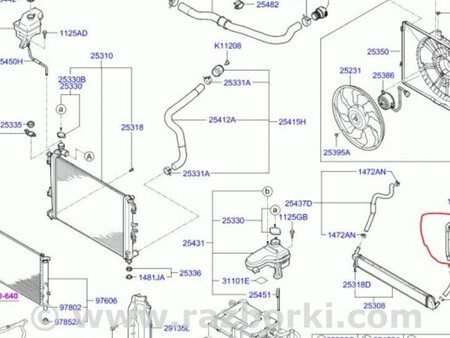 ФОТО Патрубок системы охлаждения для Hyundai Sonata YF (09.2009-03.2014) Киев