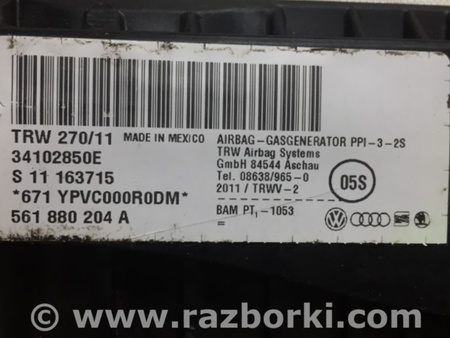 ФОТО Airbag подушка пассажира для Volkswagen Passat B7 (09.2010-06.2015) Киев